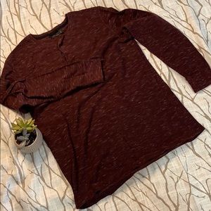 Men’s Henley knit shirt